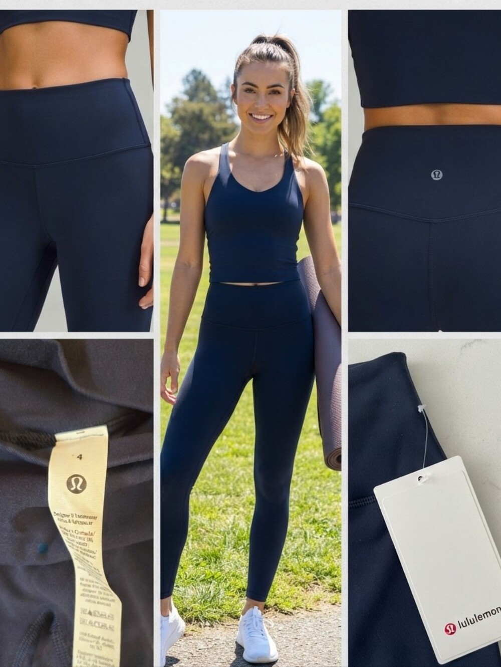 Lululemon Align High-Rise Pant Leggings Navy Blue Size 4 NWT